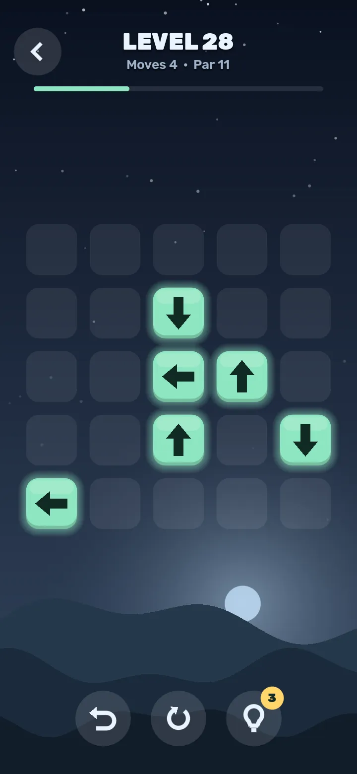A board of arrows in the first world