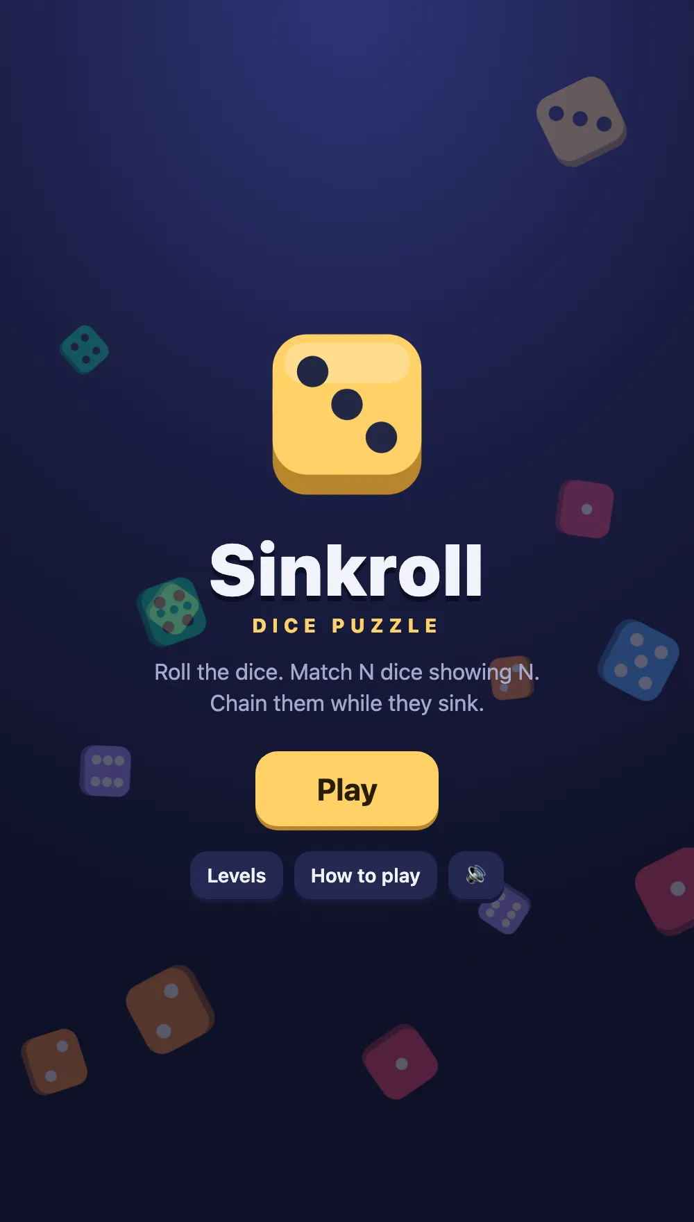 The title screen