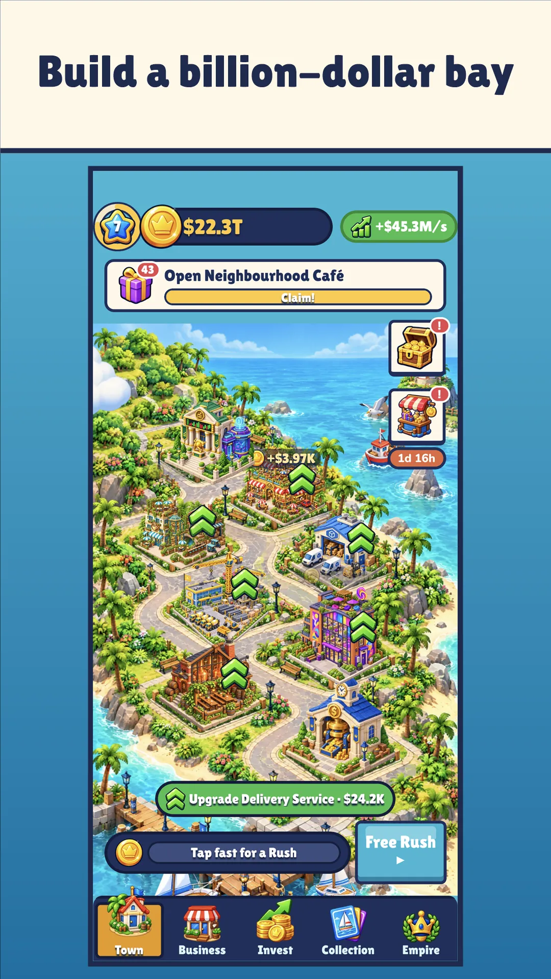 Building up the harbor