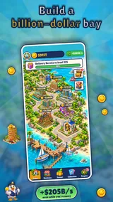 The harbor town earning money